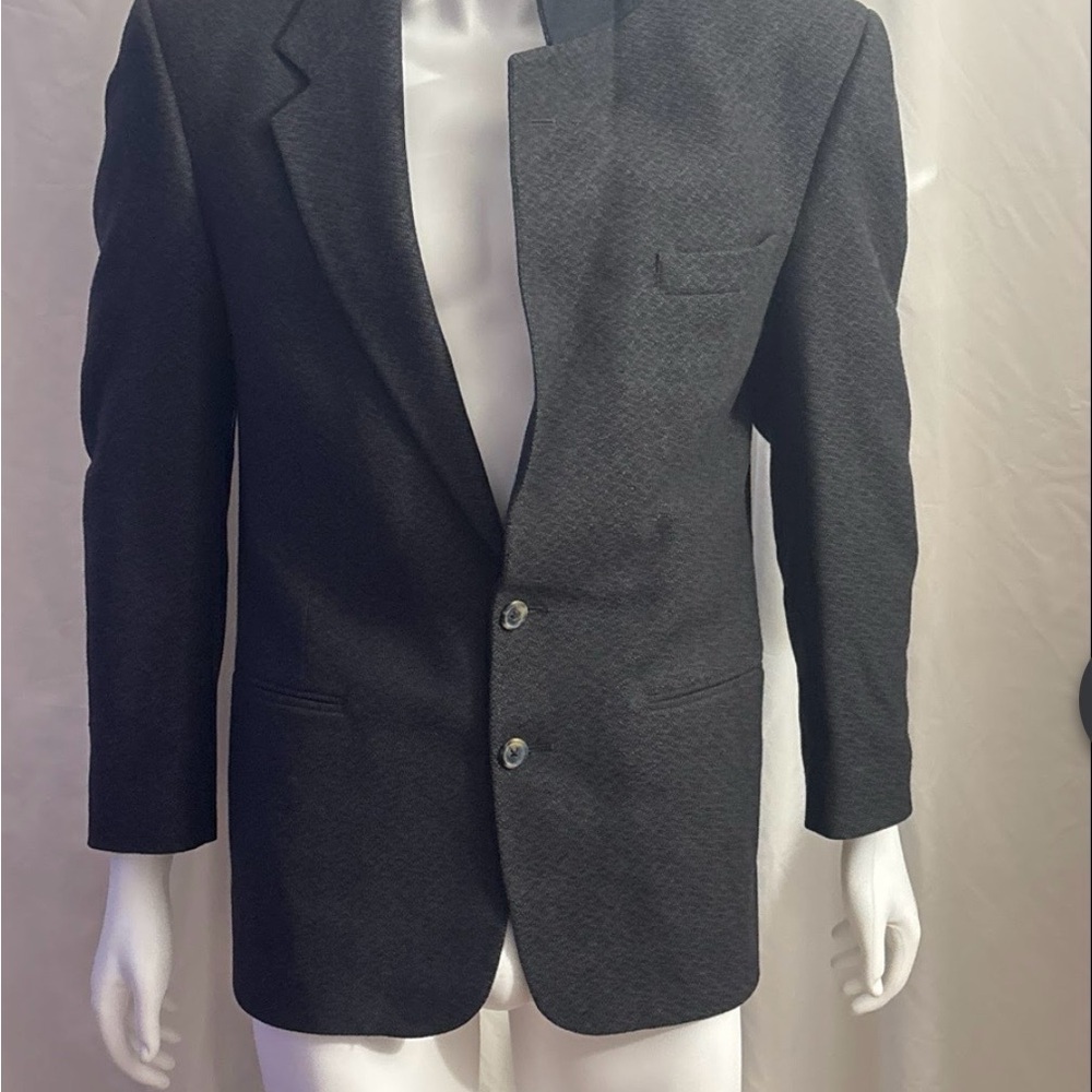 Perry Ellis Charcoal Gray Blazer